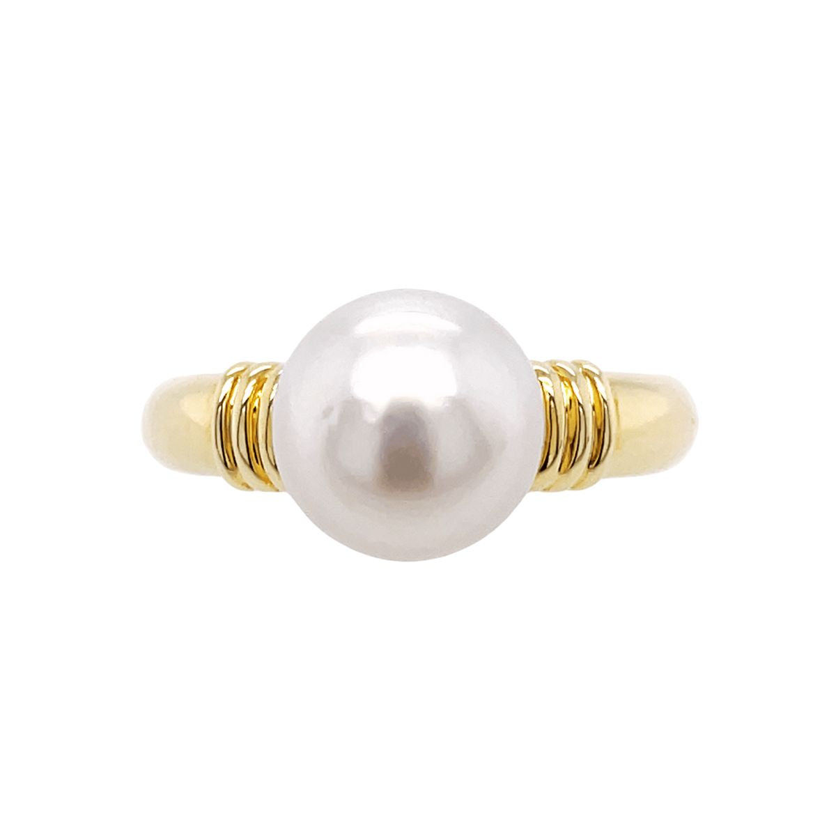 9ct Yellow Gold 9-9.5mm South Sea Pearl Ring