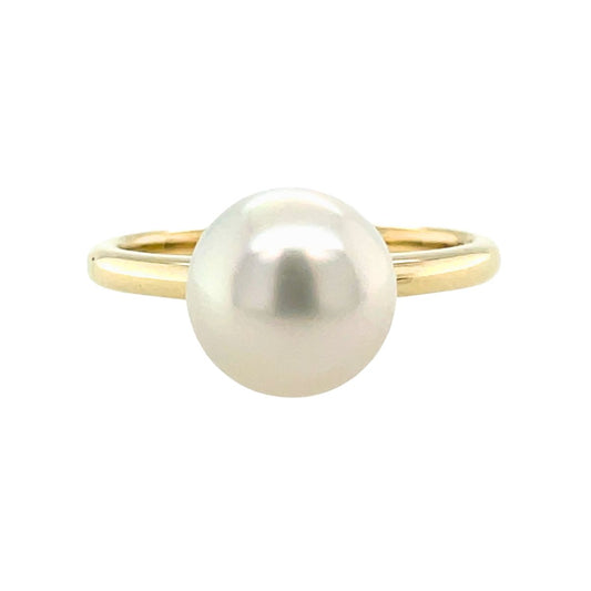 9ct Yellow Gold 10mm South Sea Pearl Ring