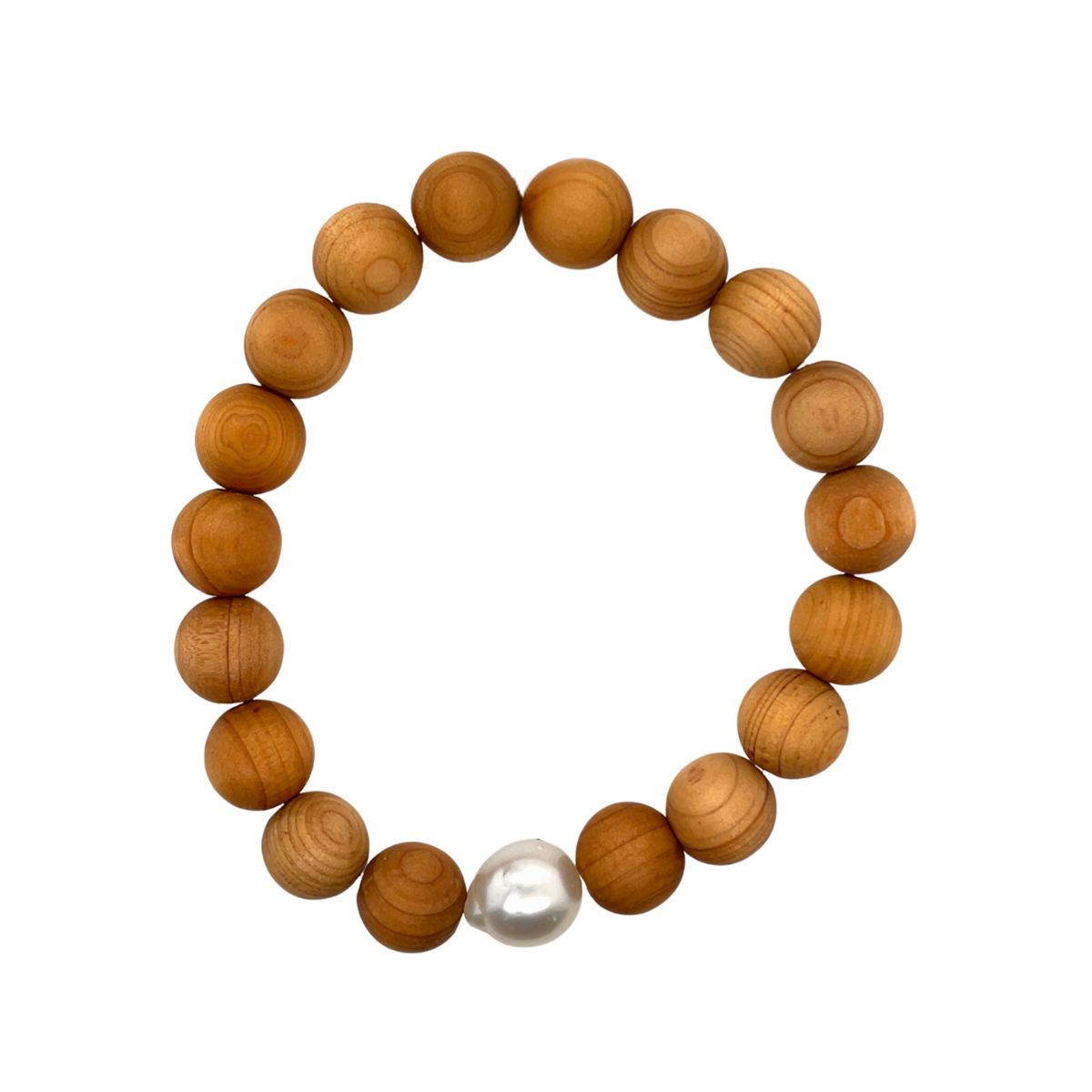 Arafura Collection South Sea Pearl & Sandalwood Bracelet