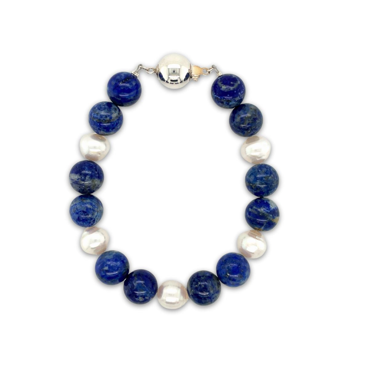 Arafura Collection South Sea Pearl & Lapis Lazuli Bracelet