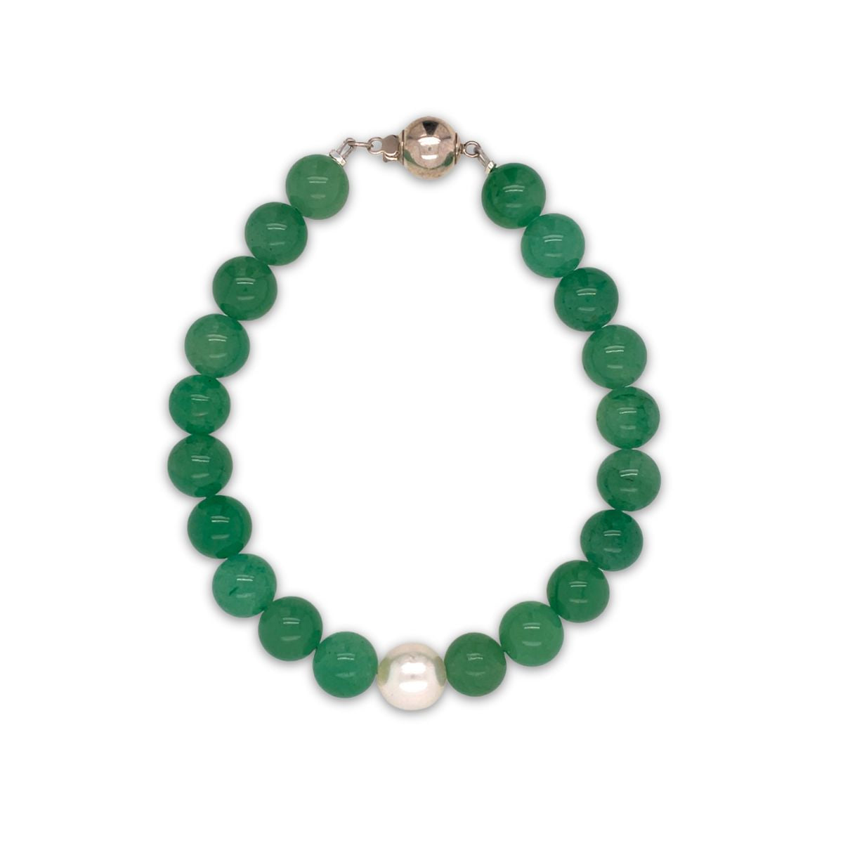 Arafura Collection South Sea Pearl & Green Aventurine Bracelet