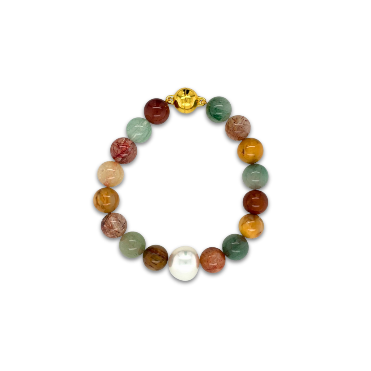 Premium Arafura Collection South Sea Pearl & Mixed Quartz Bracelet