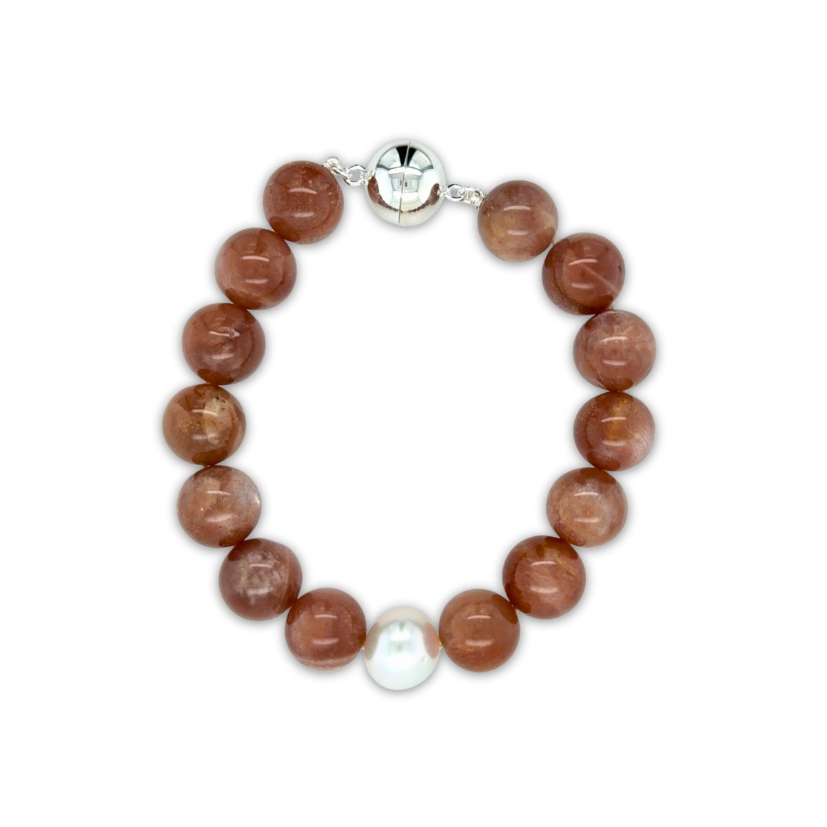 Premium Arafura Collection South Sea Pearl & Sunstone Bracelet
