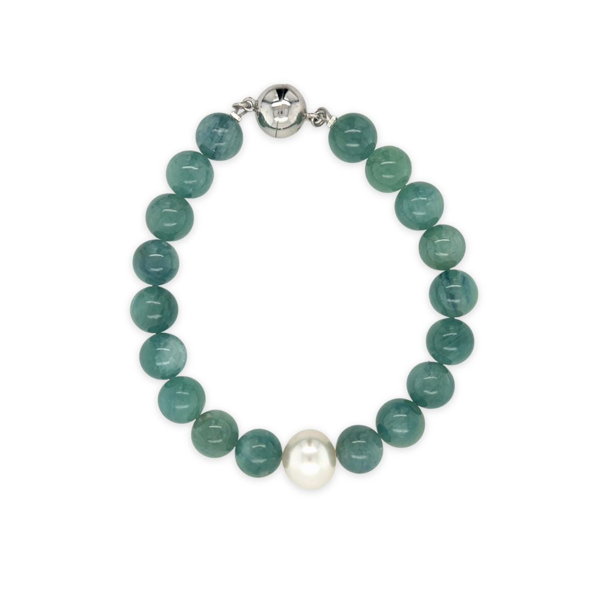 Premium Arafura Collection South Sea Pearl & Green Kyanite Bracelet