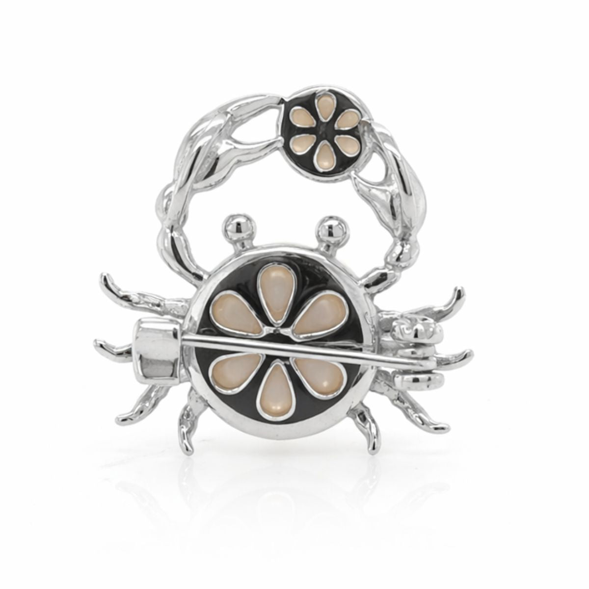Sterling Siler Freshwater Pearl Crab Pendant/Brooch