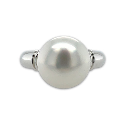 9ct White Gold 10.5mm South Sea Pearl Ring