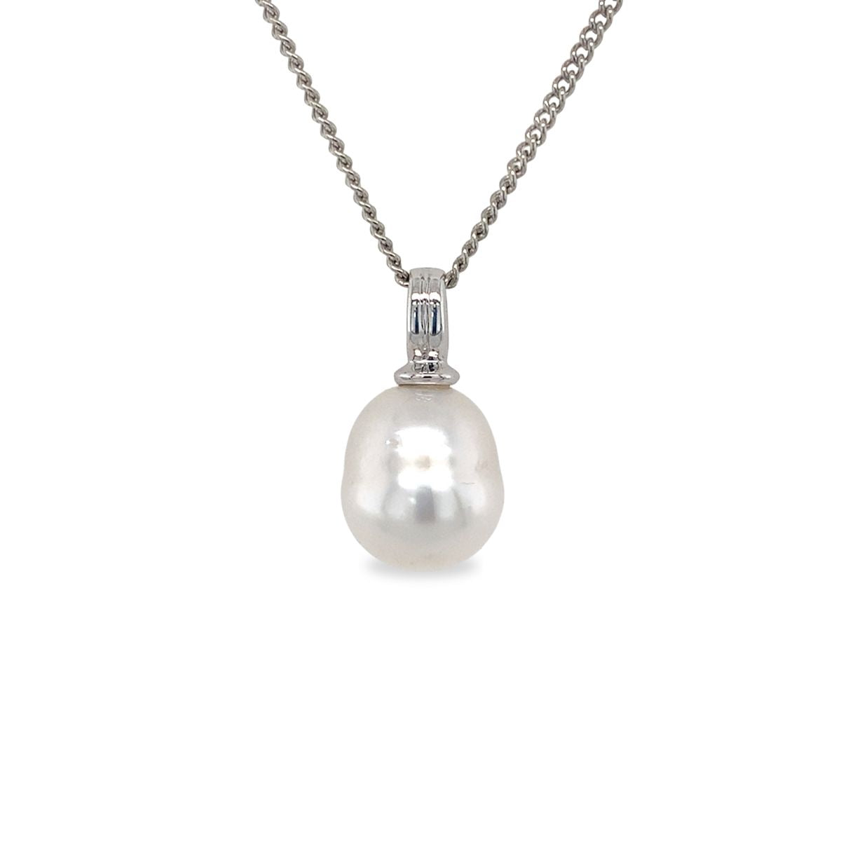 Sterling Silver Baroque South Sea Pearl Pendant