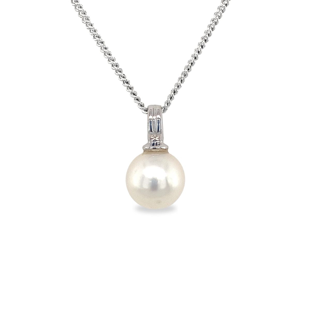 Sterling Silver Baroque South Sea Pearl Pendant