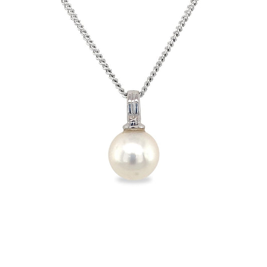 Sterling Silver Baroque South Sea Pearl Pendant