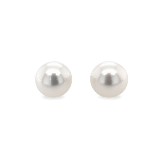 9ct Gold 10mm South Sea Pearl Stud Earrings