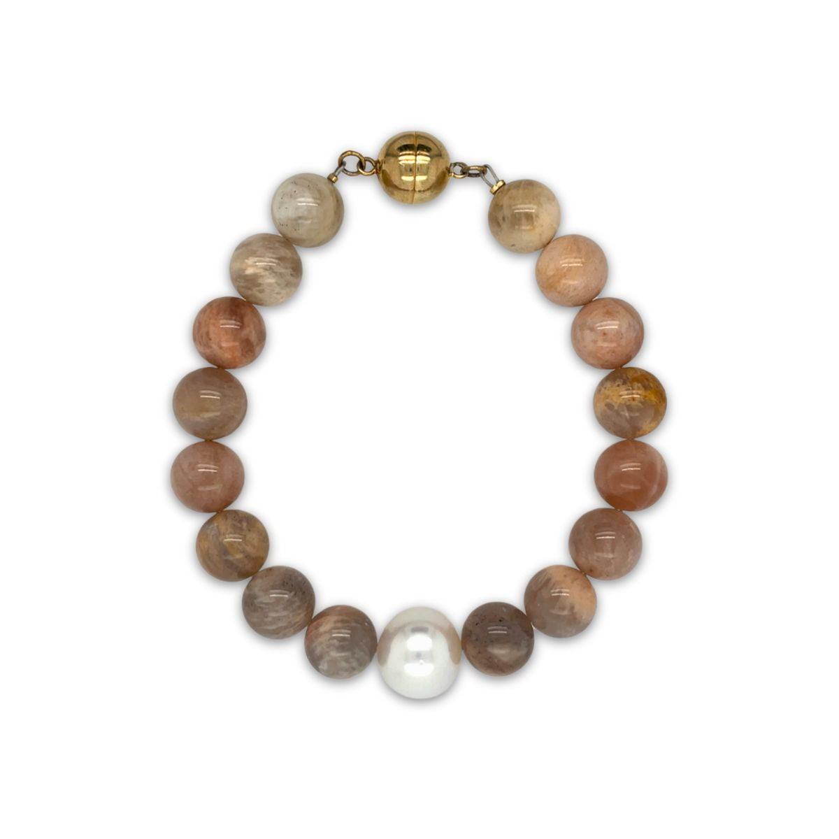 Arafura Collection South Sea Pearl & Sunstone Bracelet