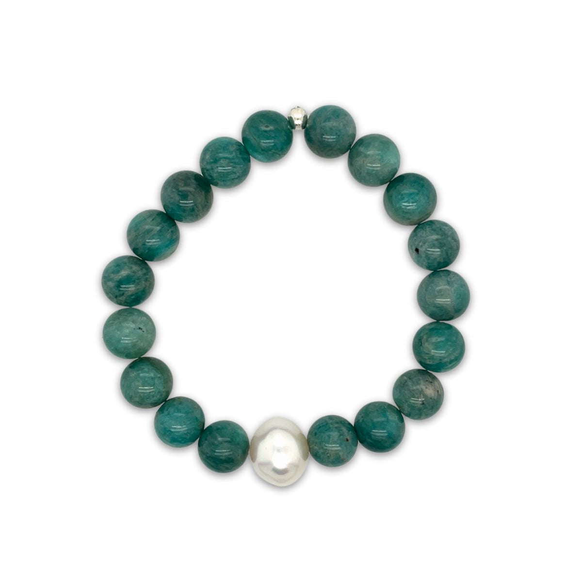 Arafura Collection South Sea Pearl & Amazonite Bracelet