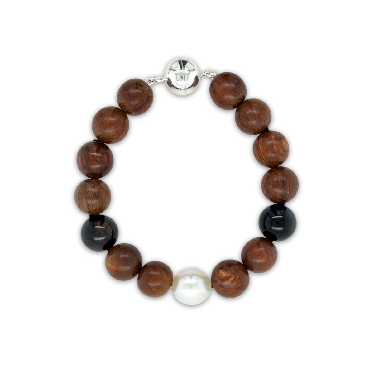Premium Arafura Collection South Sea Pearl & Agarwood Bracelet