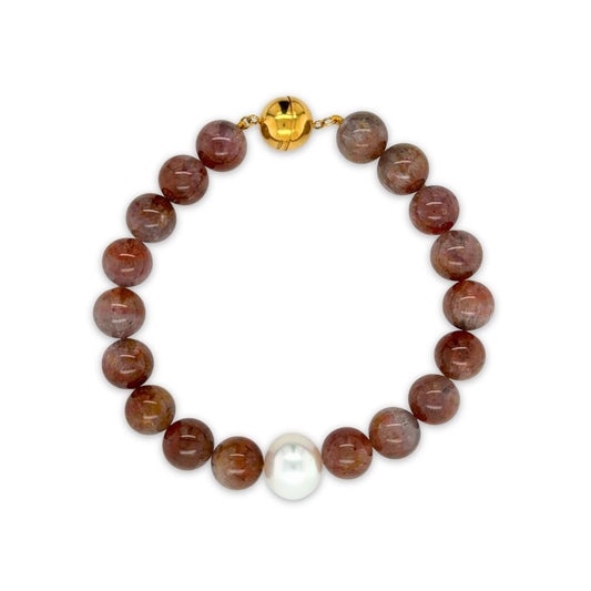 Premium Arafura Collection South Sea Pearl & Auralite Bracelet