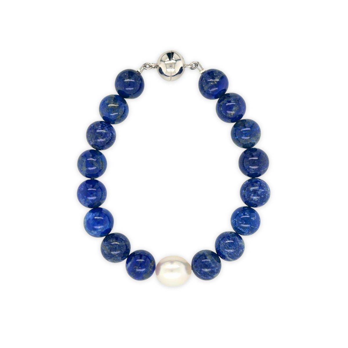 Premium Arafura Collection South Sea Pearl & Lapis Bracelet