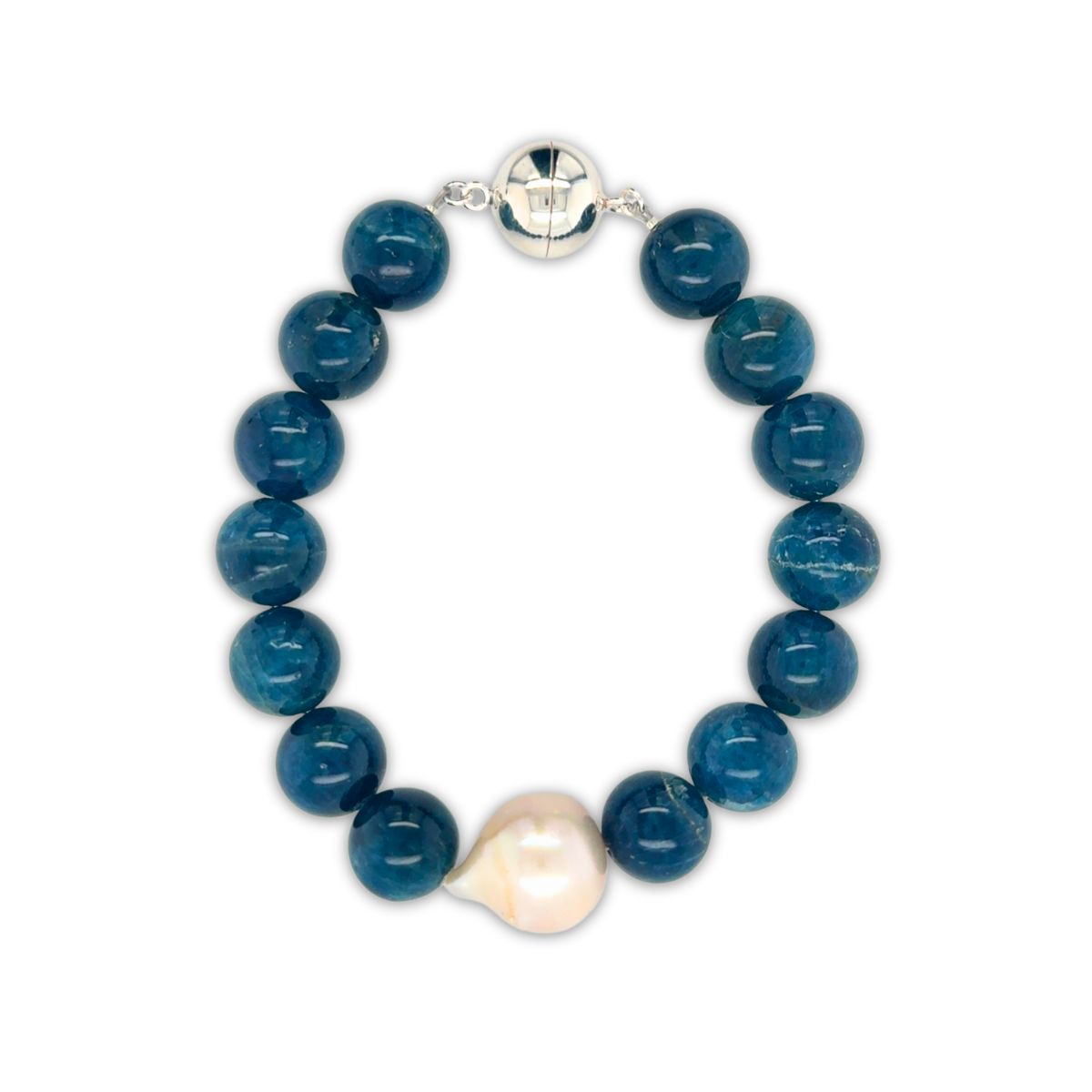 Premium Baroque Freshwater Collection Apatite Bracelet