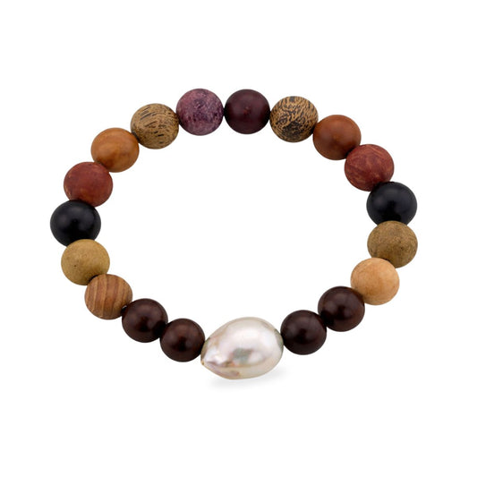 Baroque Freshwater Collection Mixed Woods Bracelet