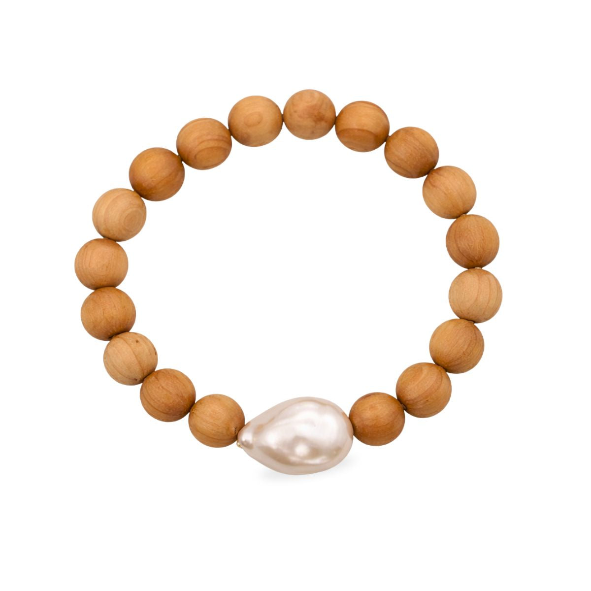 Baroque Freshwater Collection Sandalwood Bracelet