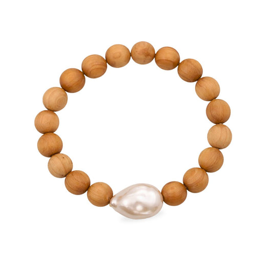 Baroque Freshwater Collection Sandalwood Bracelet