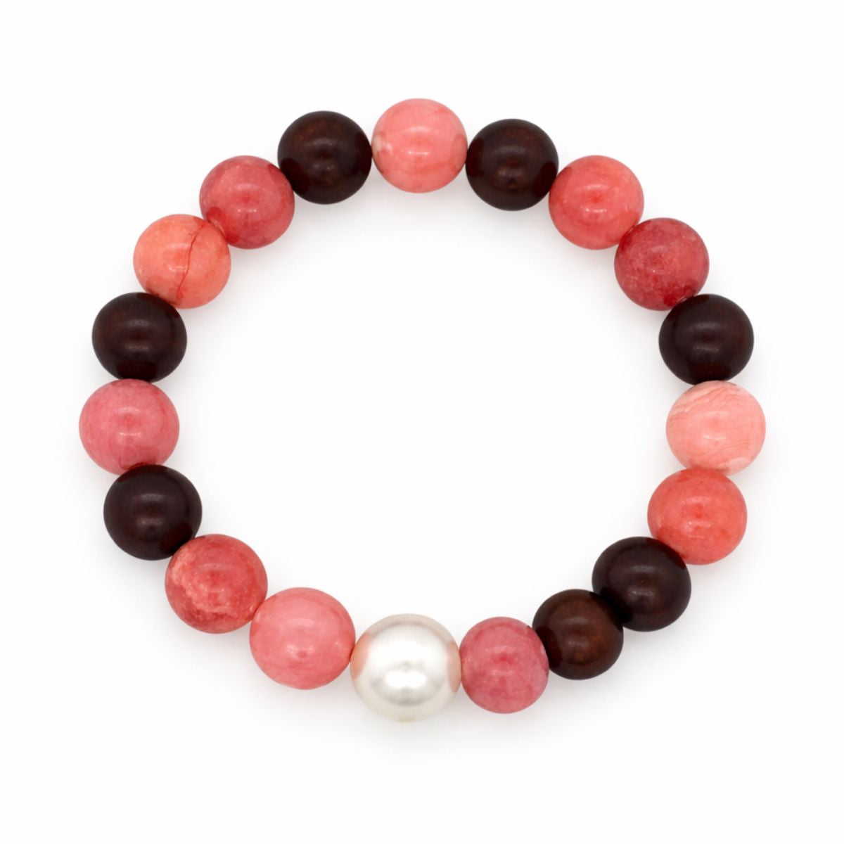 Limited Edition Freshwater Collection - Rhodochrosite & Rosewood