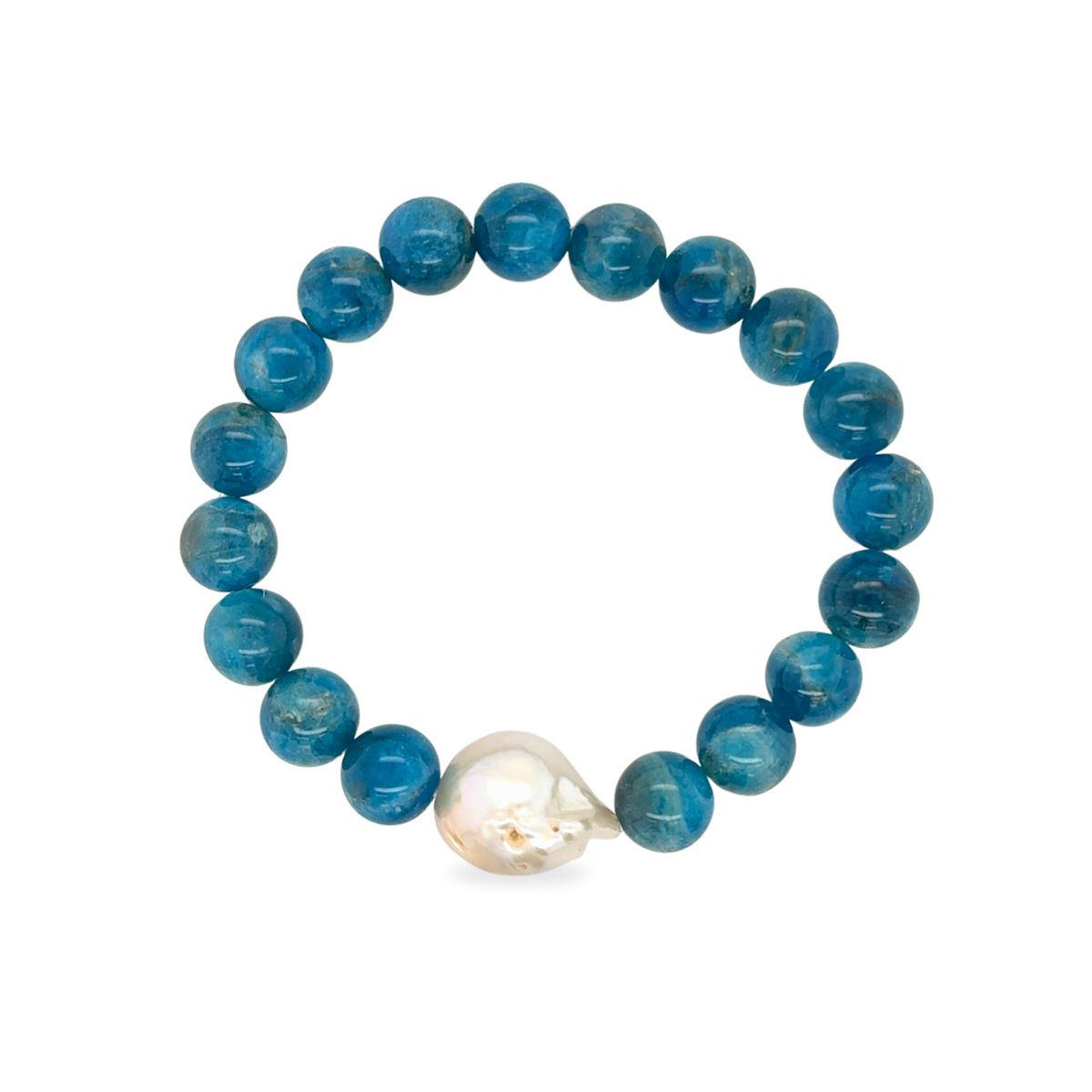 Premium Baroque Freshwater Collection Apatite Bracelet