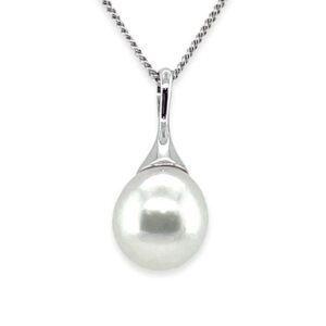 Sterling Silver South Sea Pearl Cone Pendant