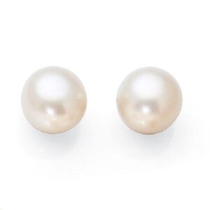 9ct Gold 11-12mm South Sea Pearl Stud Earrings