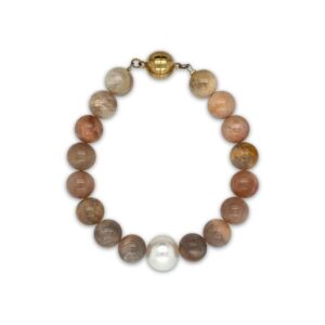 Arafura Collection South Sea Pearl & Sunstone Bracelet